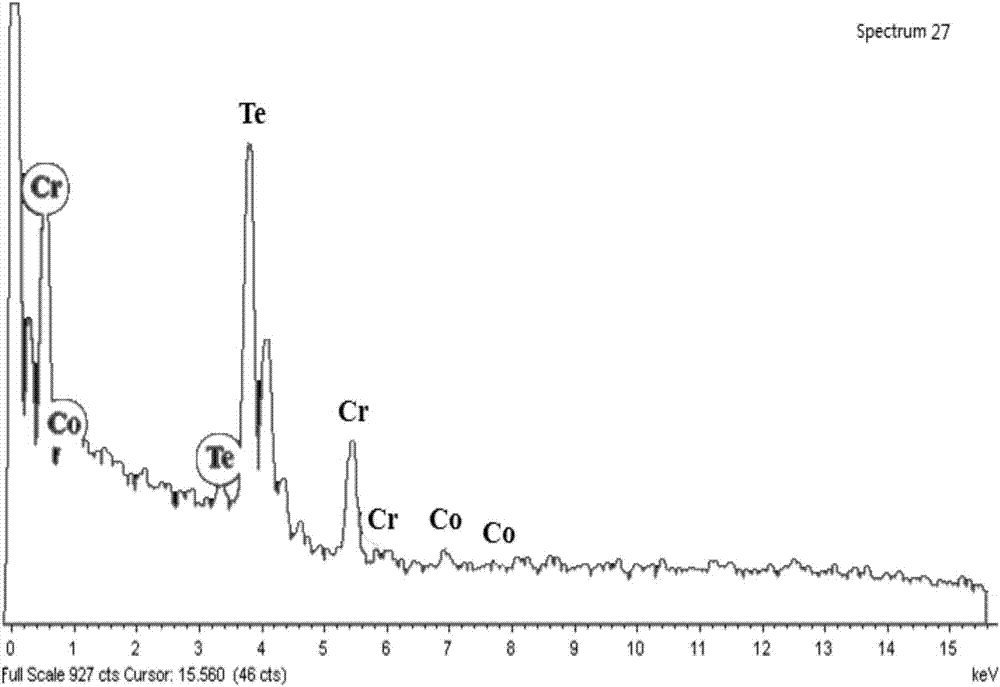 Cr-based chalcogenide hard magnetic nanomaterial