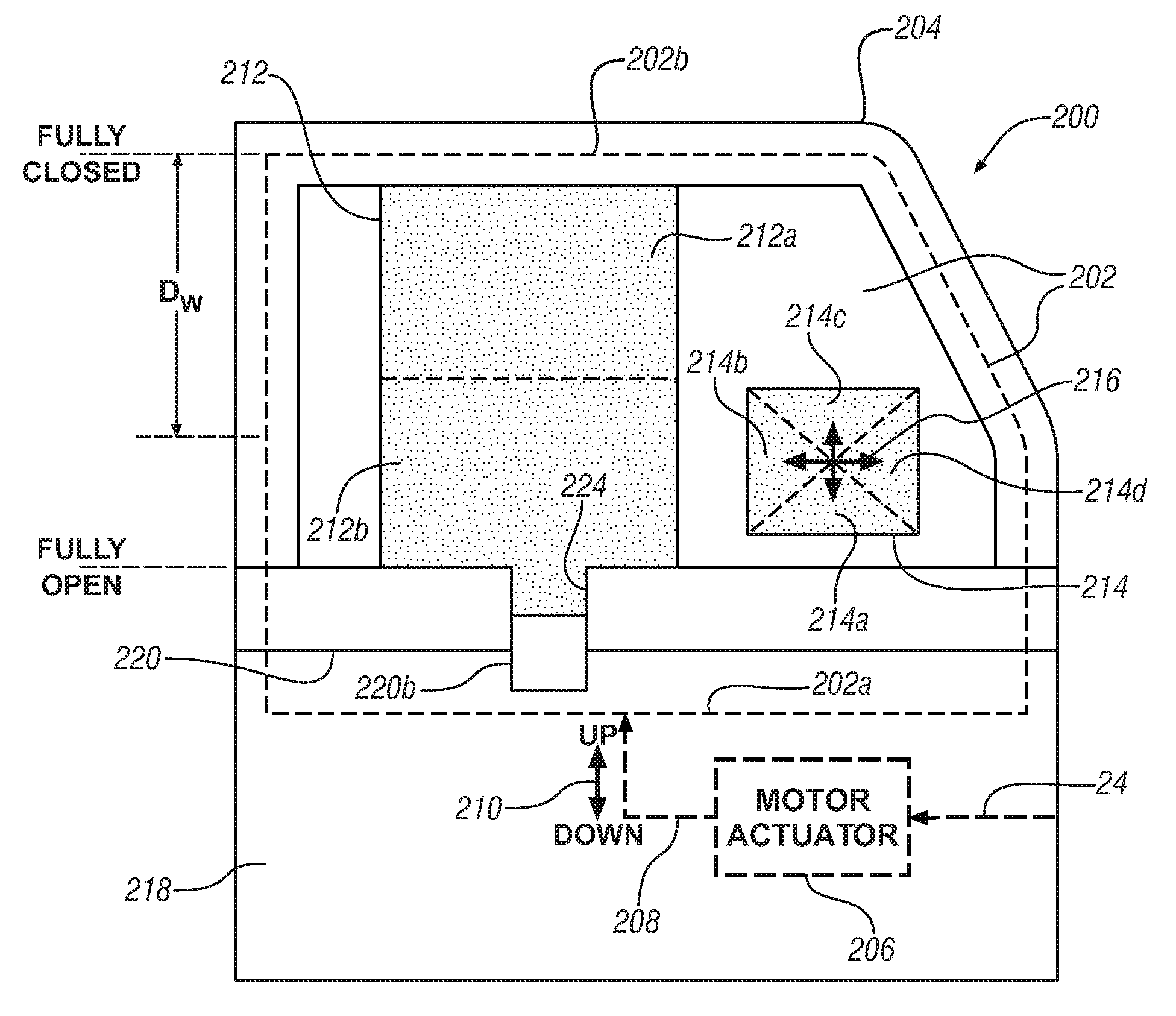 Method and apparatus for positioning a motor actuated vehicle accessory