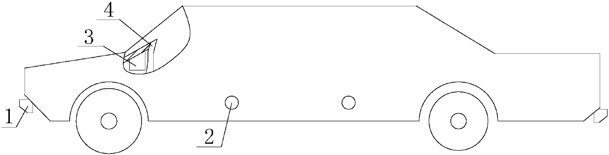 Emergency obstacle avoiding system for automatic driving automobile