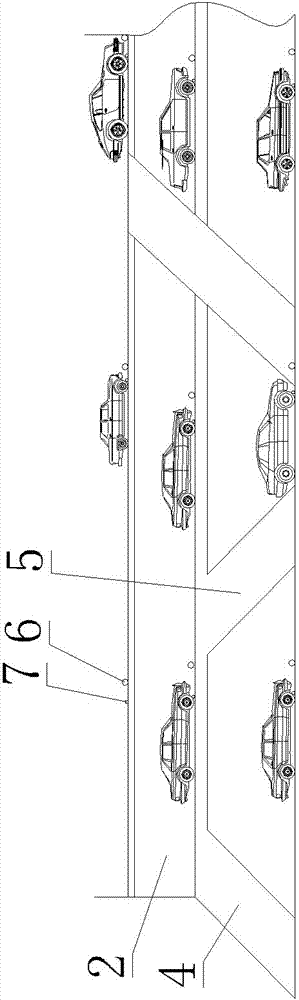 Roadside three-dimensional parking device