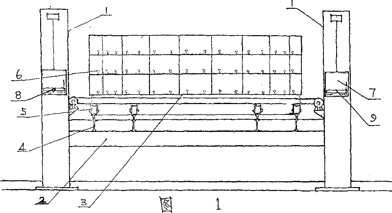 Air circular rotary garage parking