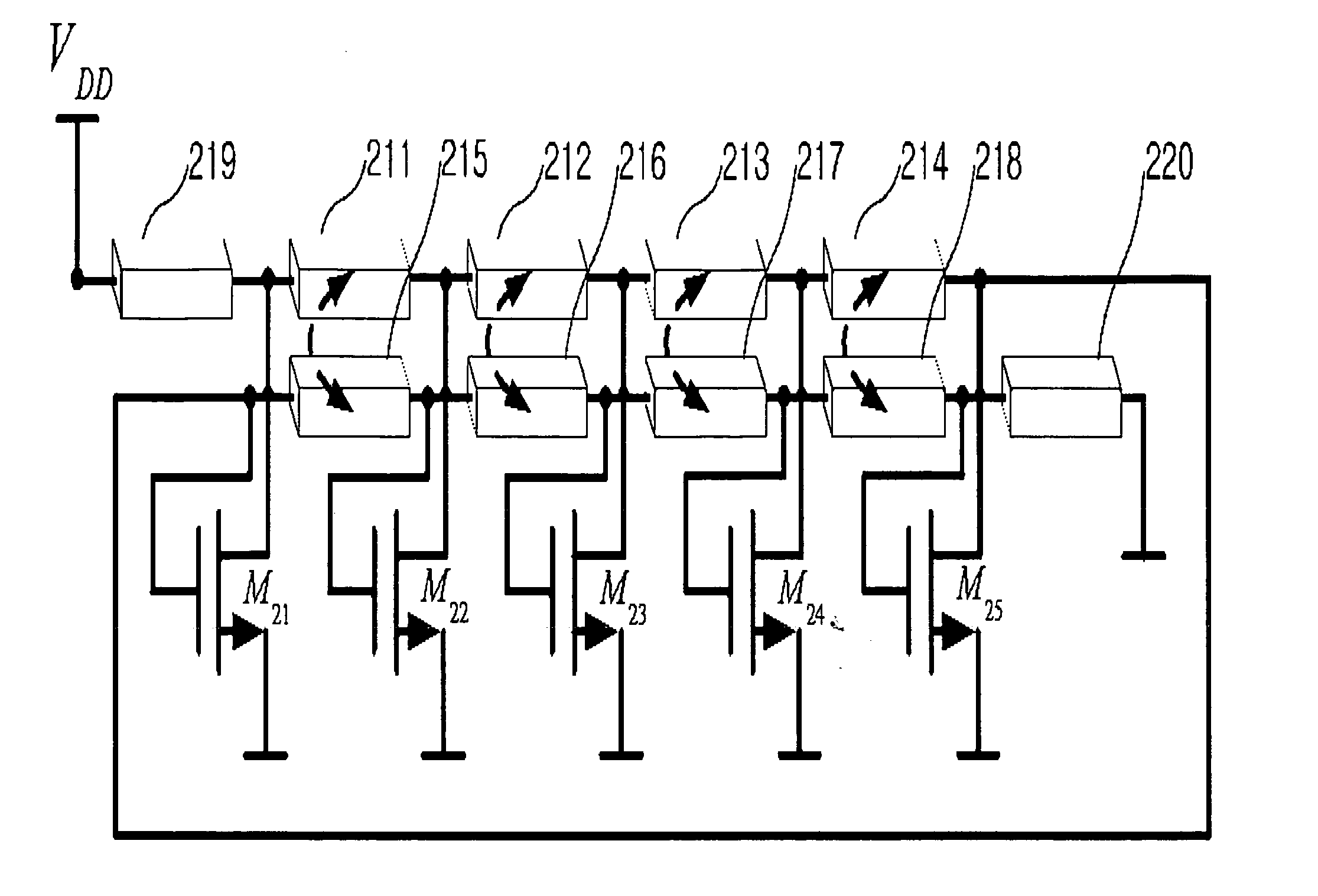 High frequency distributed oscillator using coupled transmission line