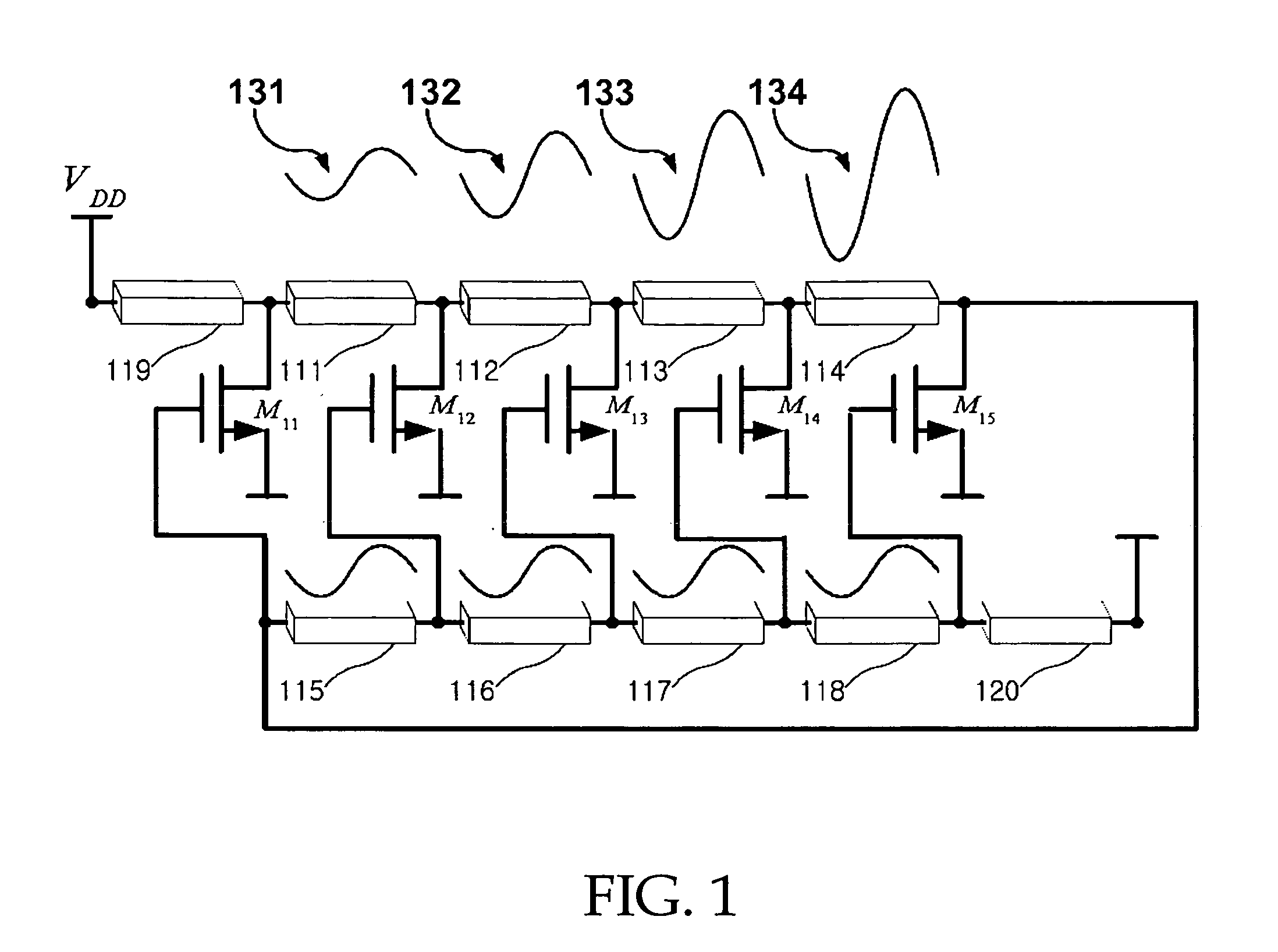 High frequency distributed oscillator using coupled transmission line