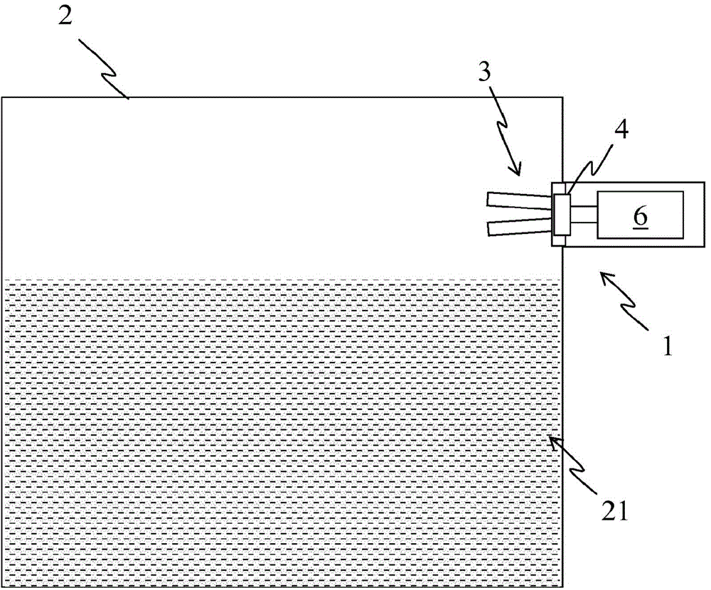 Device for determining and/or monitoring at least one process variable