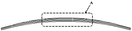 Process for high-efficiency molding of composite plate spring