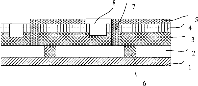 Fabrication method of silicon-based thin film solar cell integrated inline module on flexible substrate