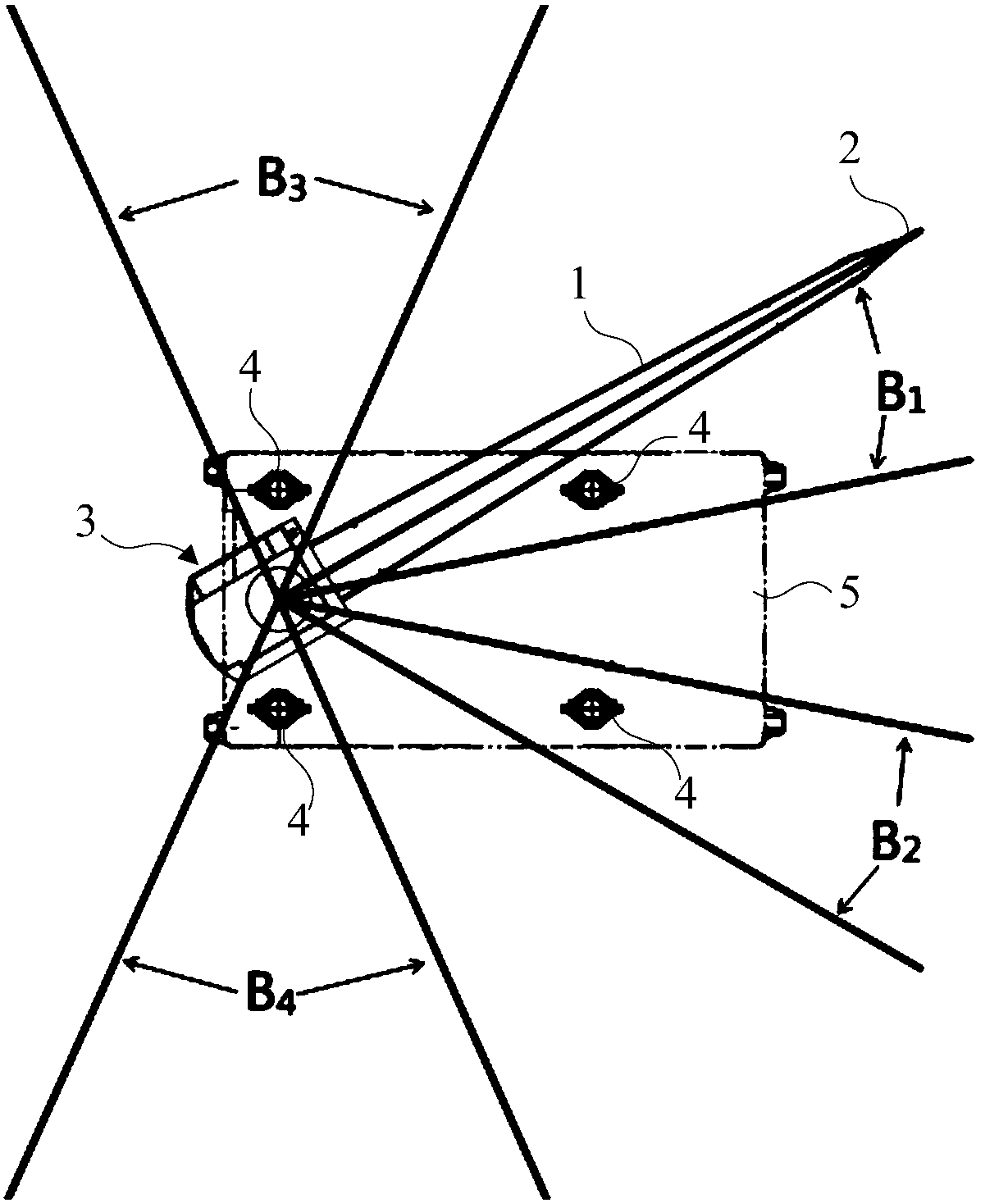 Platform crane collision prevention system and method