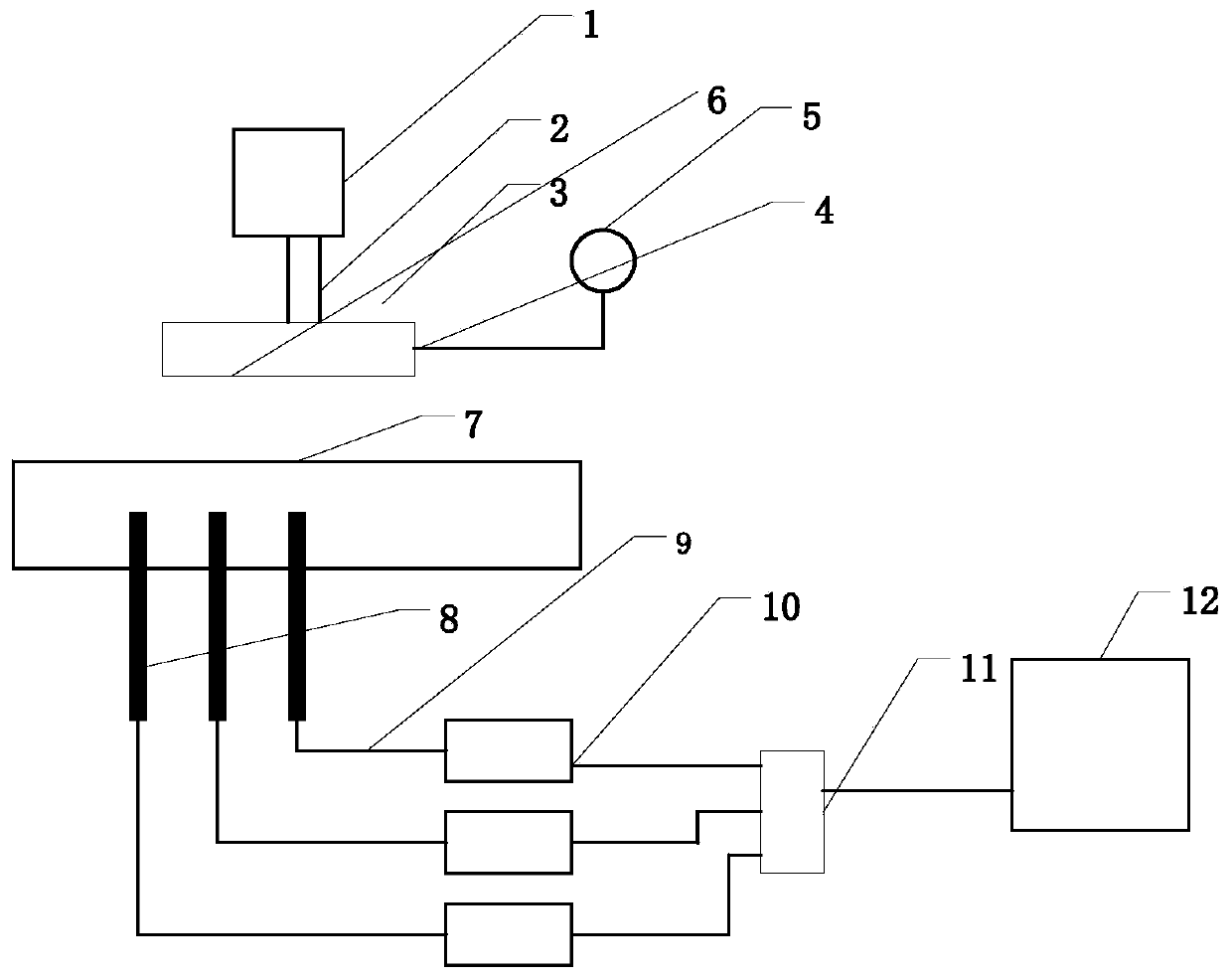 Judgment system and method for off-line detection of thermal resistance installation quality of continuous casting steel plate