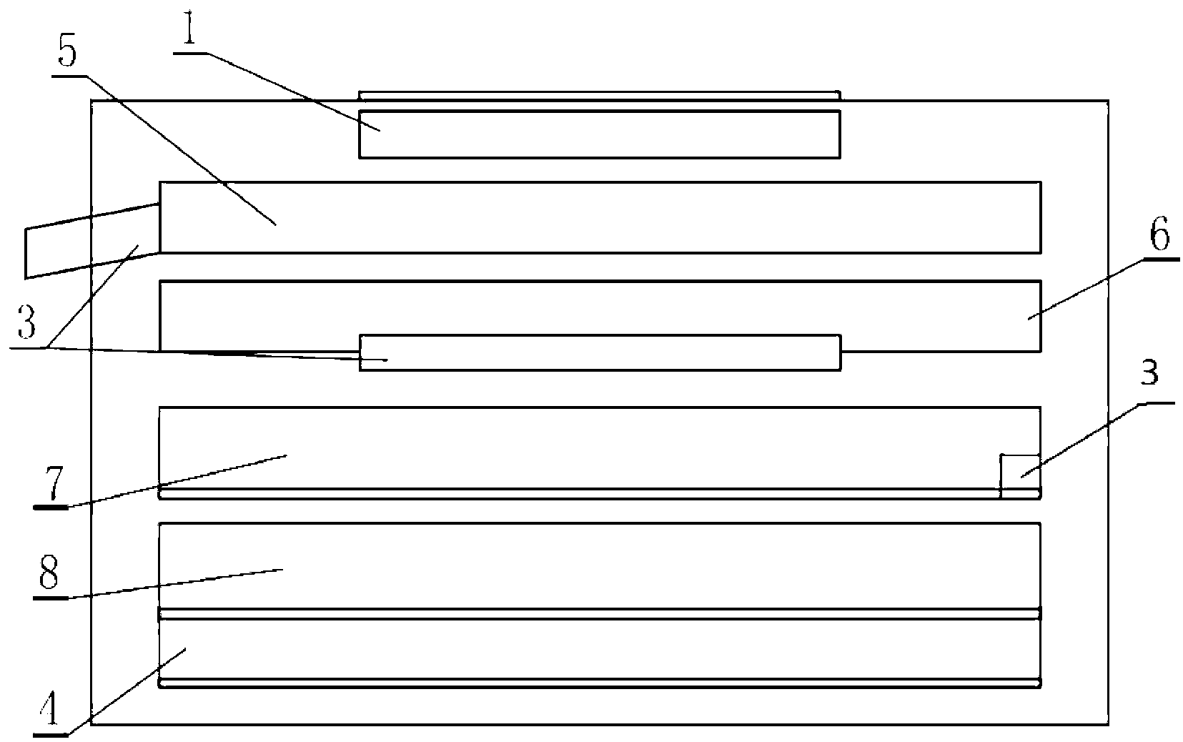 Multi-level thinning screen separation device for caboes