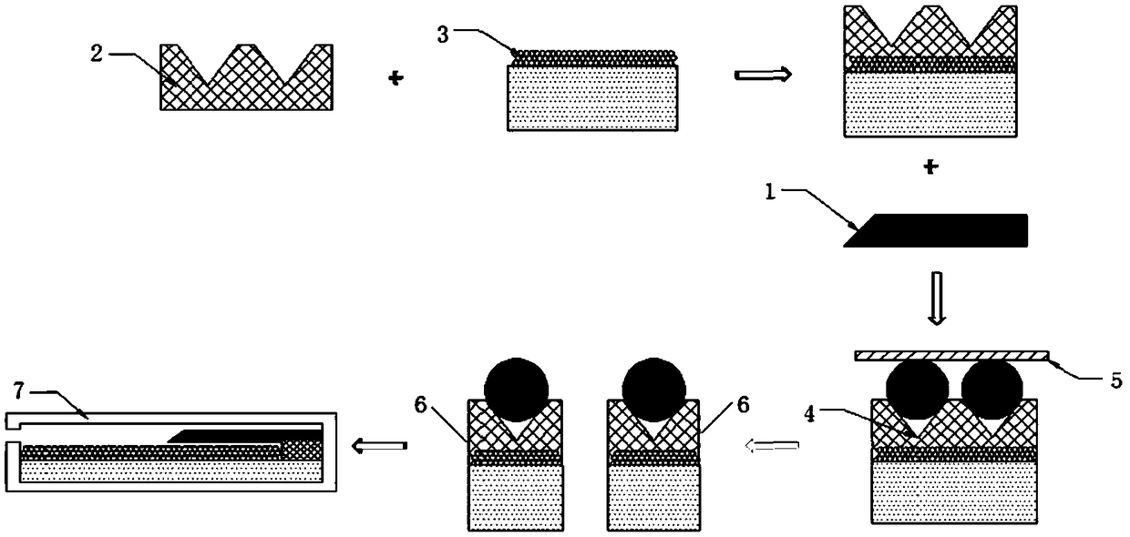 Inclined throwing optical fiber refractive index sensor and its preparation method