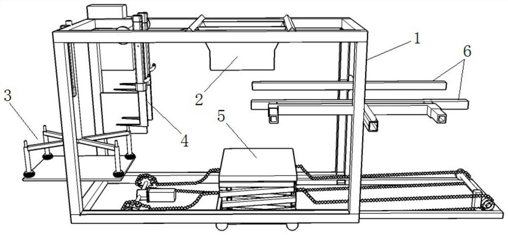 Automatic waste bagging device for sludge squeezer