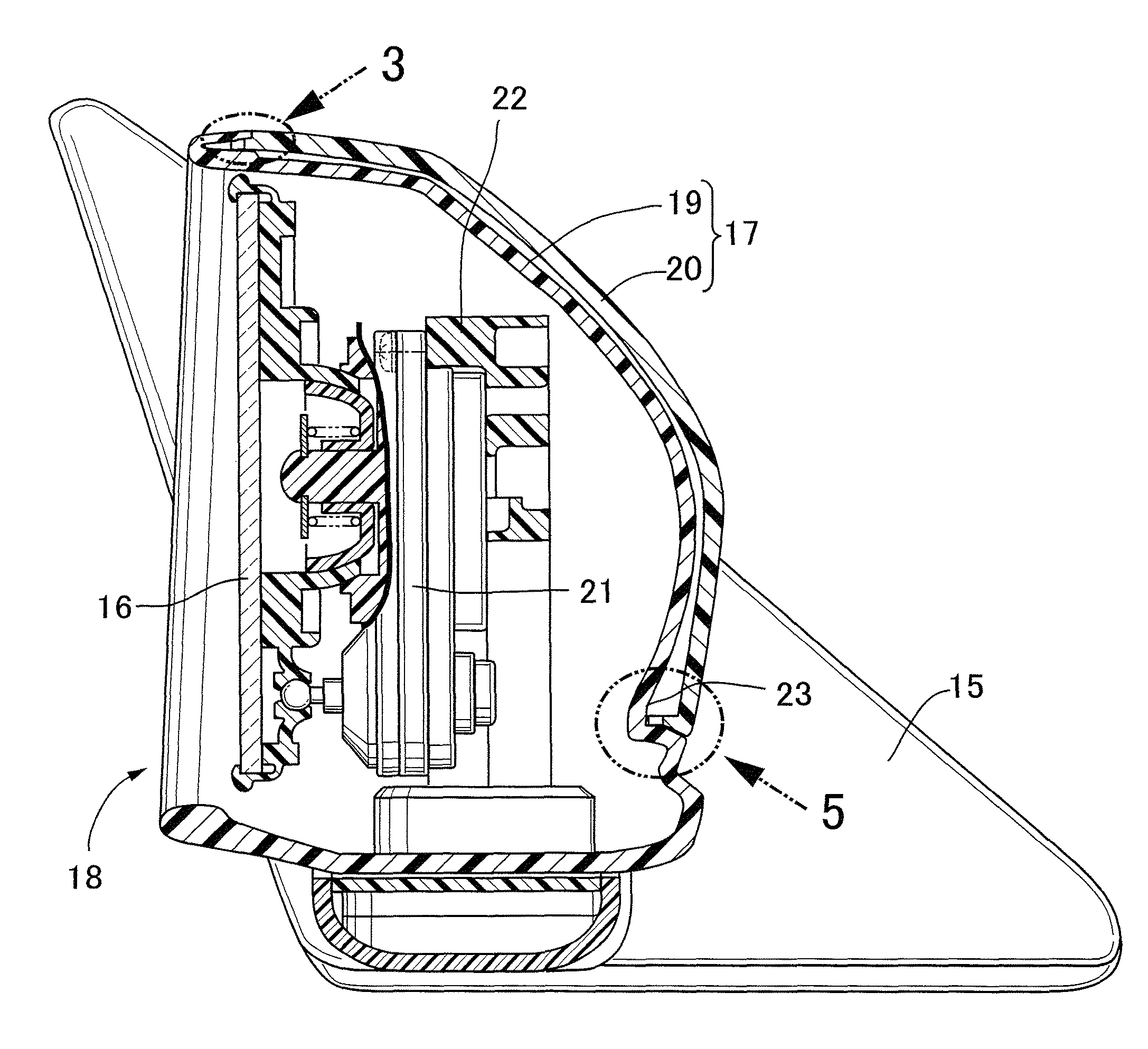 Vehicular door mirror device