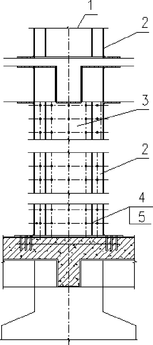 Enveloping prestressing force fastening type steel tube concrete column and reinforcement method