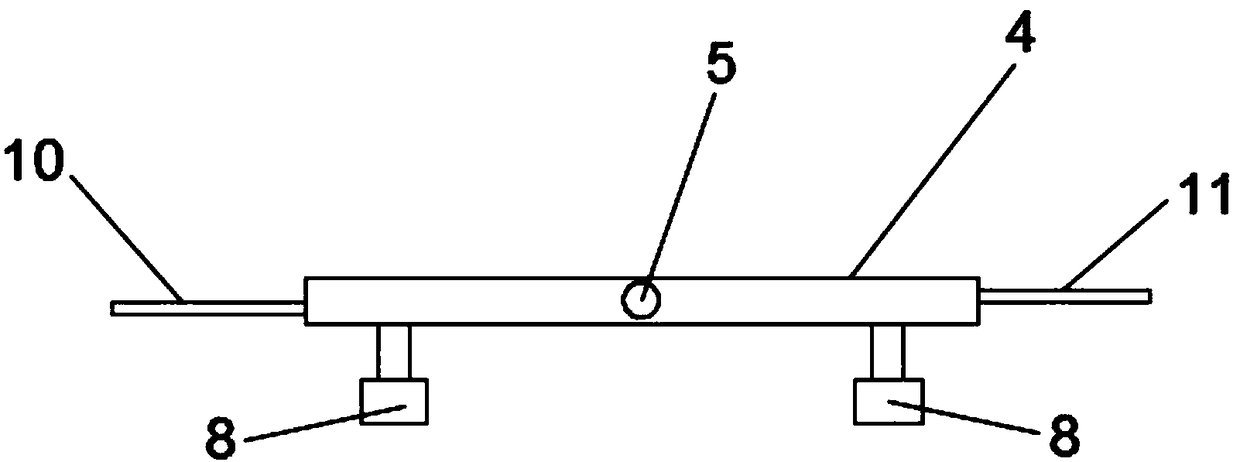 Automatic retractable table trolley