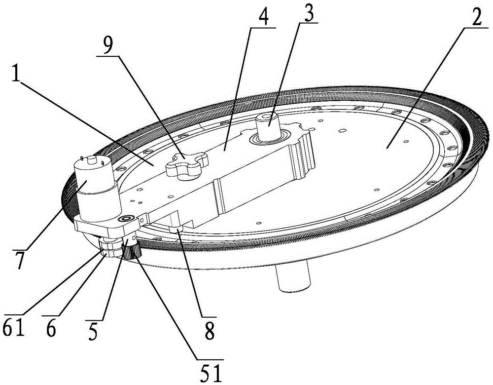 Cloth feeding device of looper