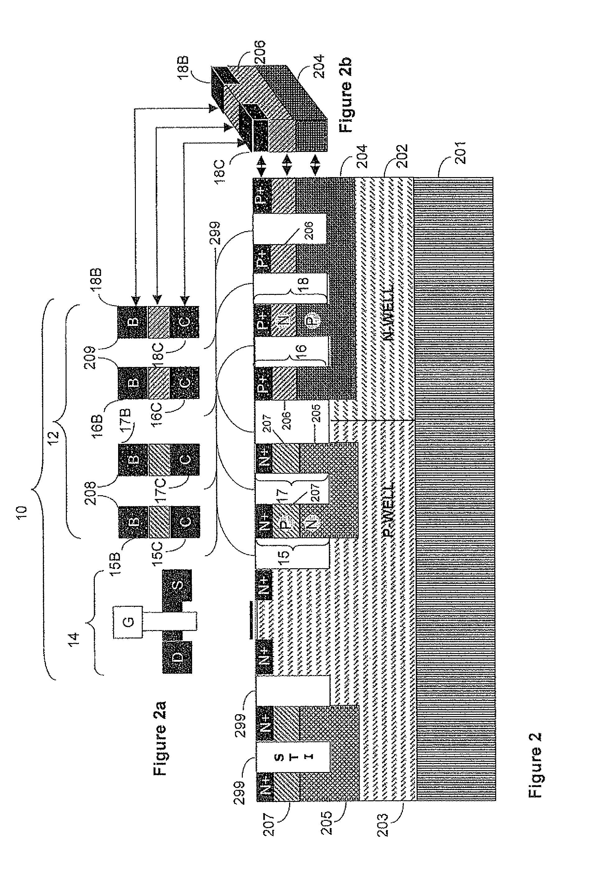 Four-transistor and five-transistor BJT-CMOS asymmetric SRAM cells