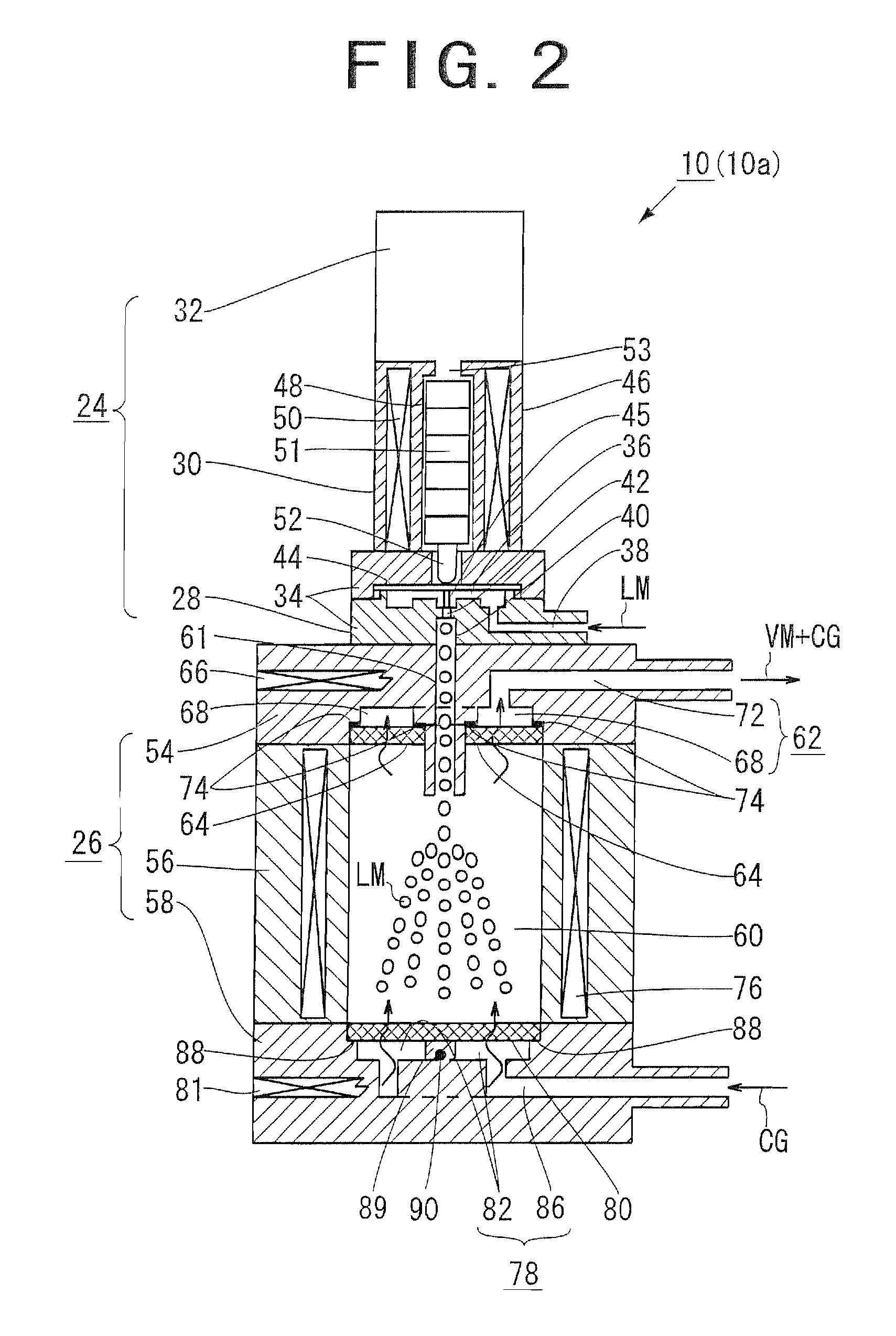 Method for vaporizing liquid material capable of vaporizing liquid material at low temperature and vaporizer using the same