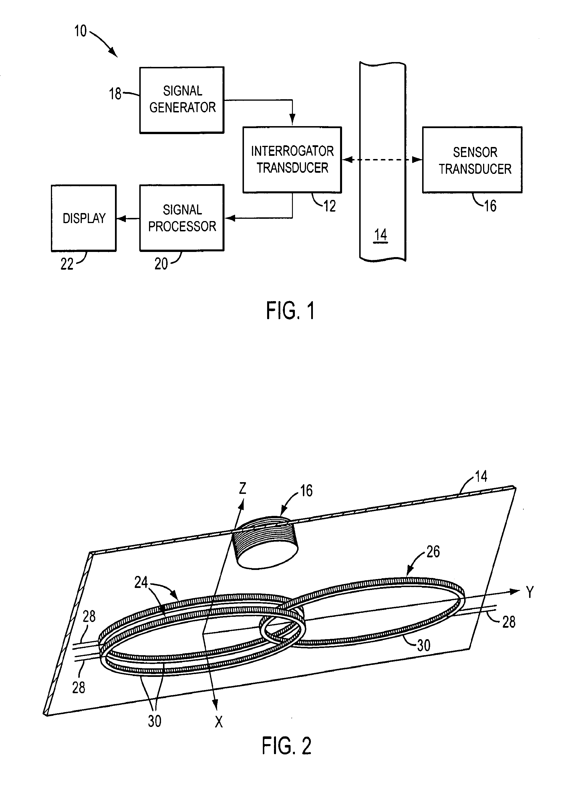 Inductively interrogated passive sensor apparatus