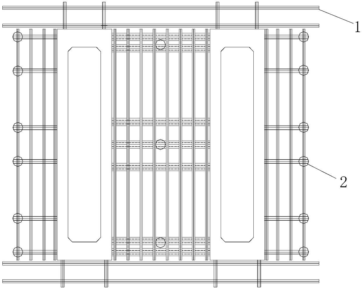 Pre-pressing method for bridge bracket