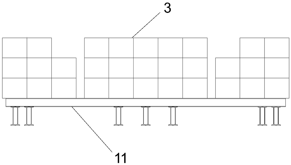 Pre-pressing method for bridge bracket