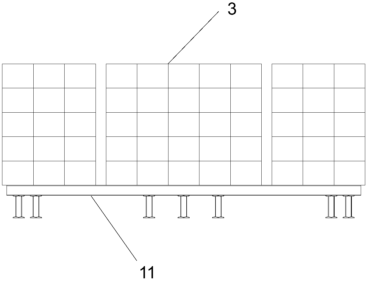 Pre-pressing method for bridge bracket