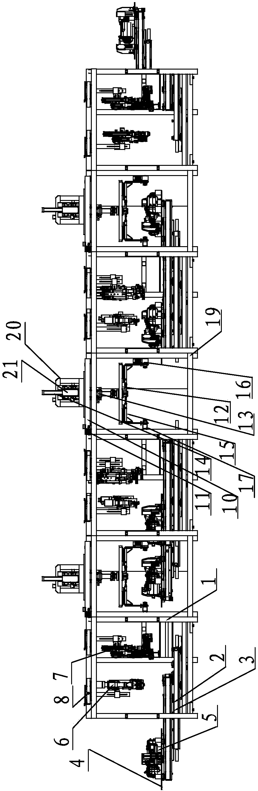 Modularized plastic box processing equipment