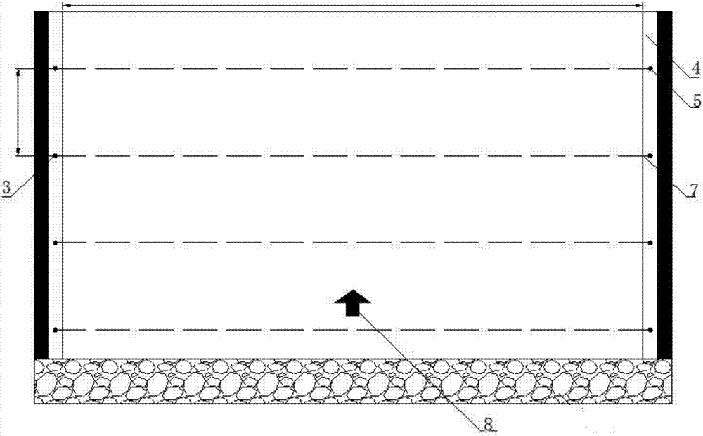 A method for monitoring the pressure and breakage of the roof of the working face