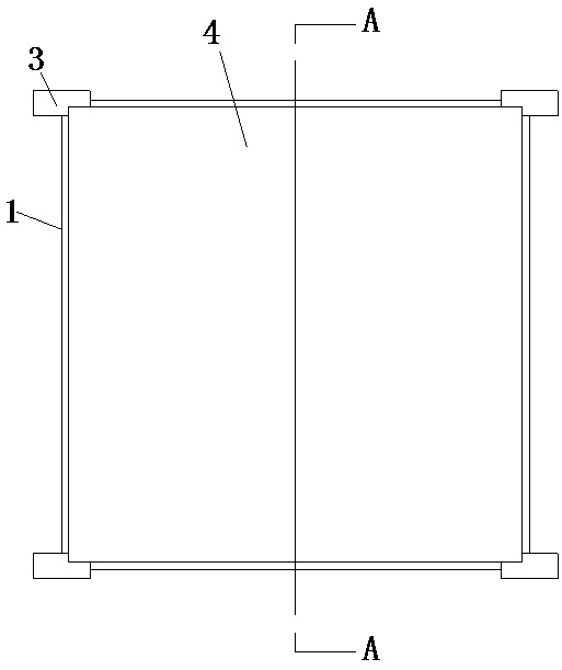 Building curtain wall with anti-falling protection function