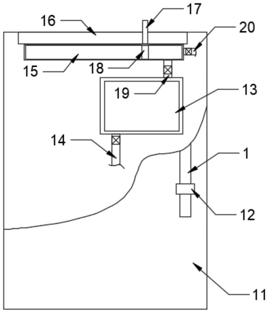 Municipal public place rotary door capable of automatically disinfecting and cleaning push handle