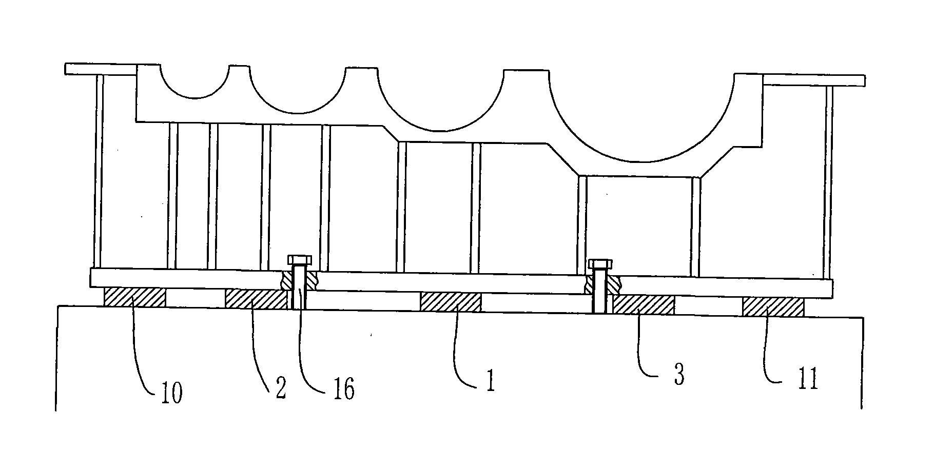 Reference unifying installation process of large flexible gearbox