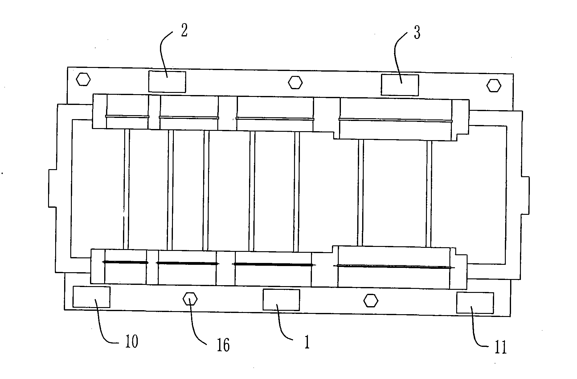 Reference unifying installation process of large flexible gearbox