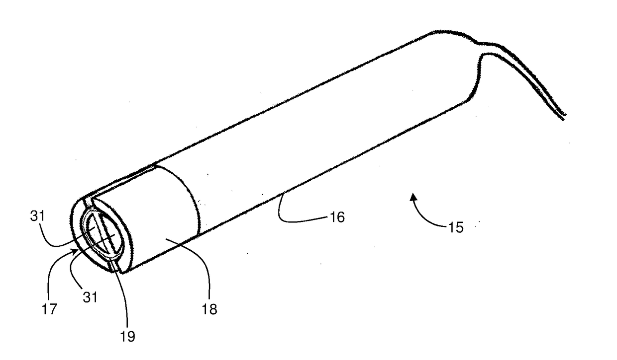 System and hand-held probe for non-invasive real time magnetic resonance analysis of body tissue