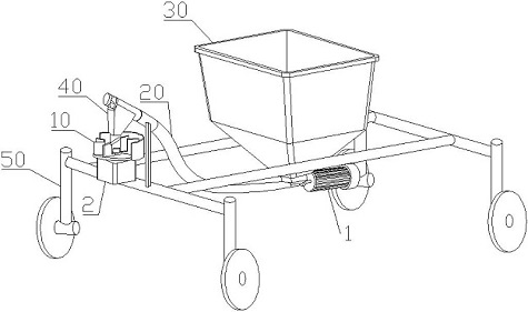 Variable fertilizer spreading device and variable fertilizer spreading method