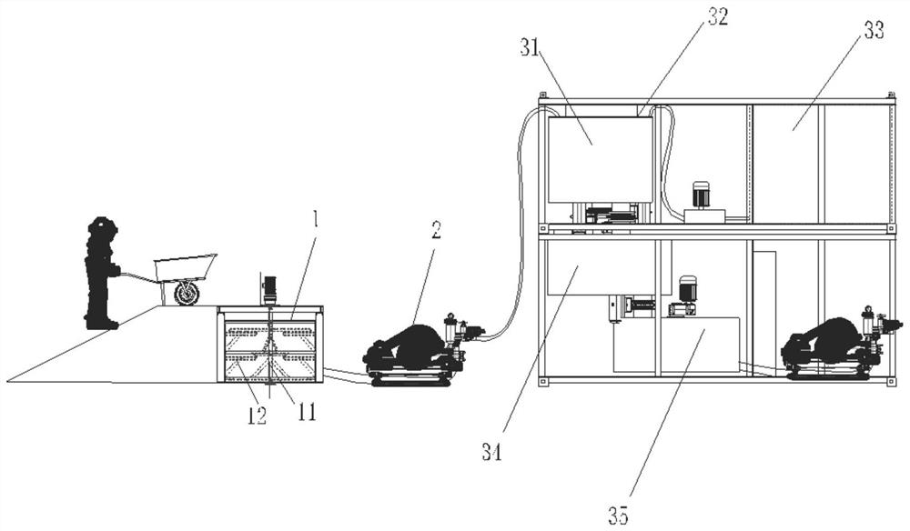 Preparation method for solidified soil