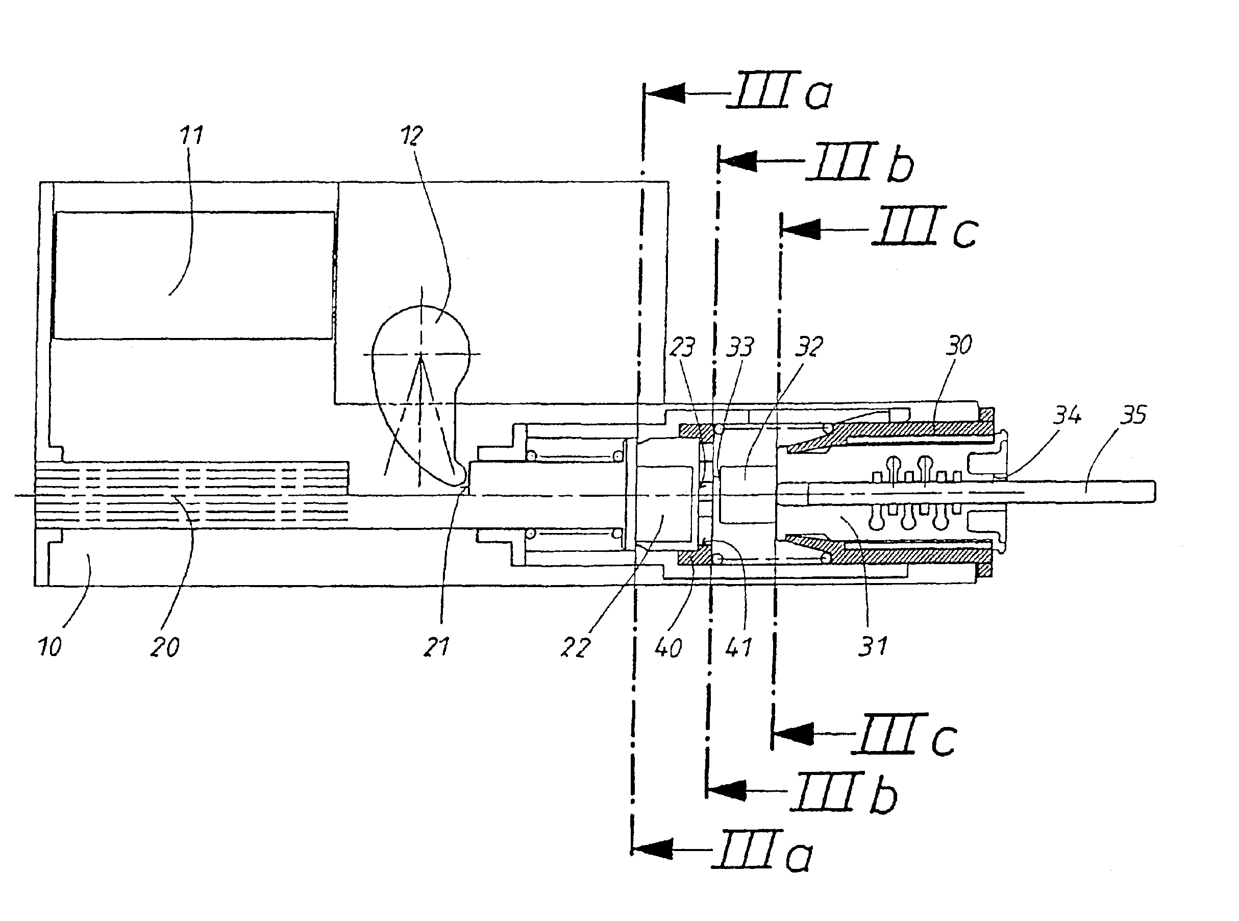 Actuating device for a lock, especially in a motor vehicle