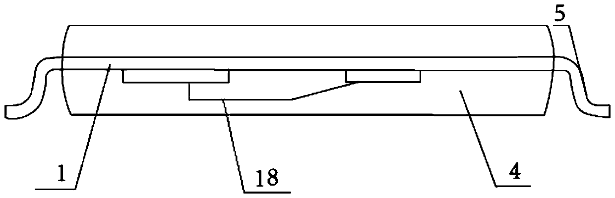 Heat dissipation intelligent power semiconductor module based on micro-level SSOP packaging and preparation method and application thereof