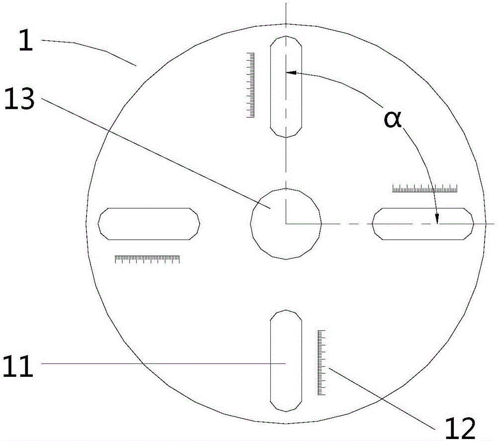 Foundation bolt pre-burying auxiliary welding device