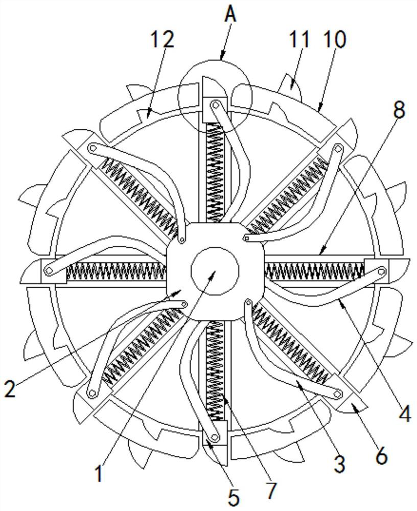 A gear hob with adjustable pitch