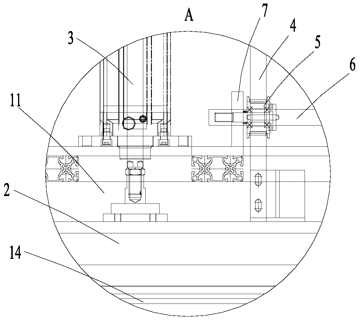 Synchronous lifting mechanism and ultrasonic cleaning machine applying same