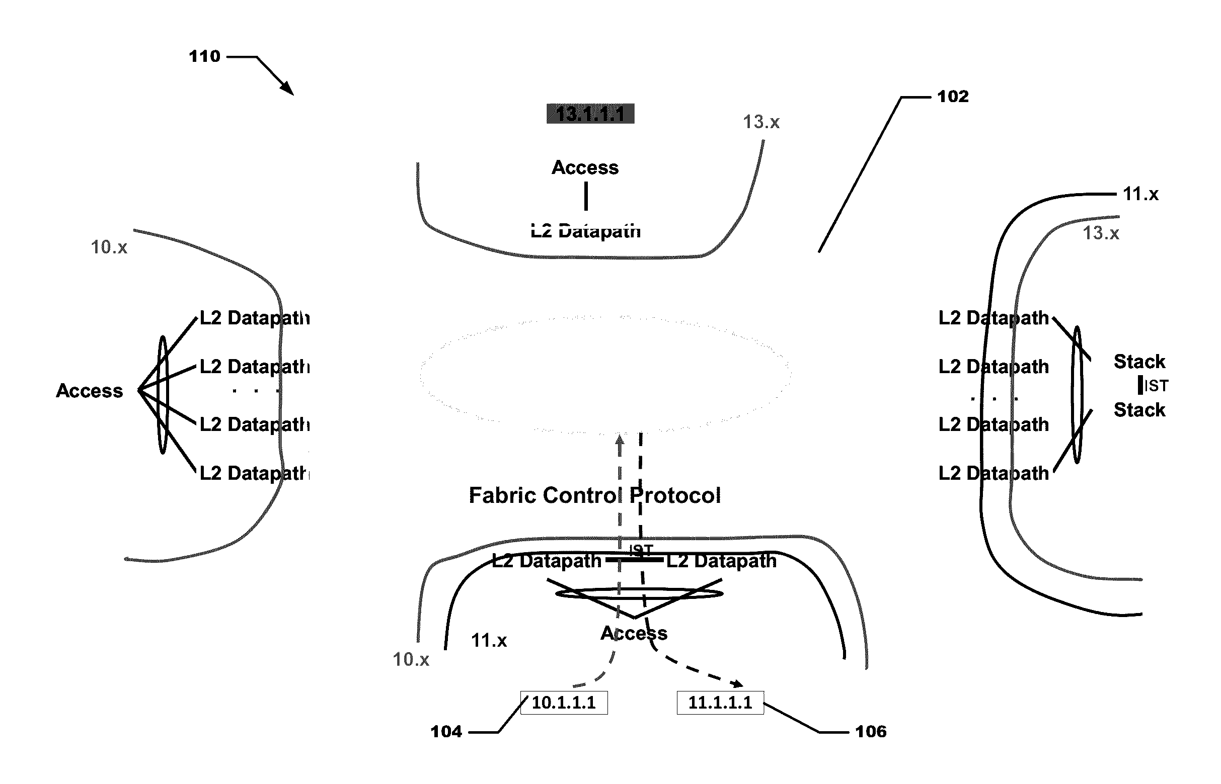 Method and apparatus providing single-tier routing in a shortest path bridging (SPB) network