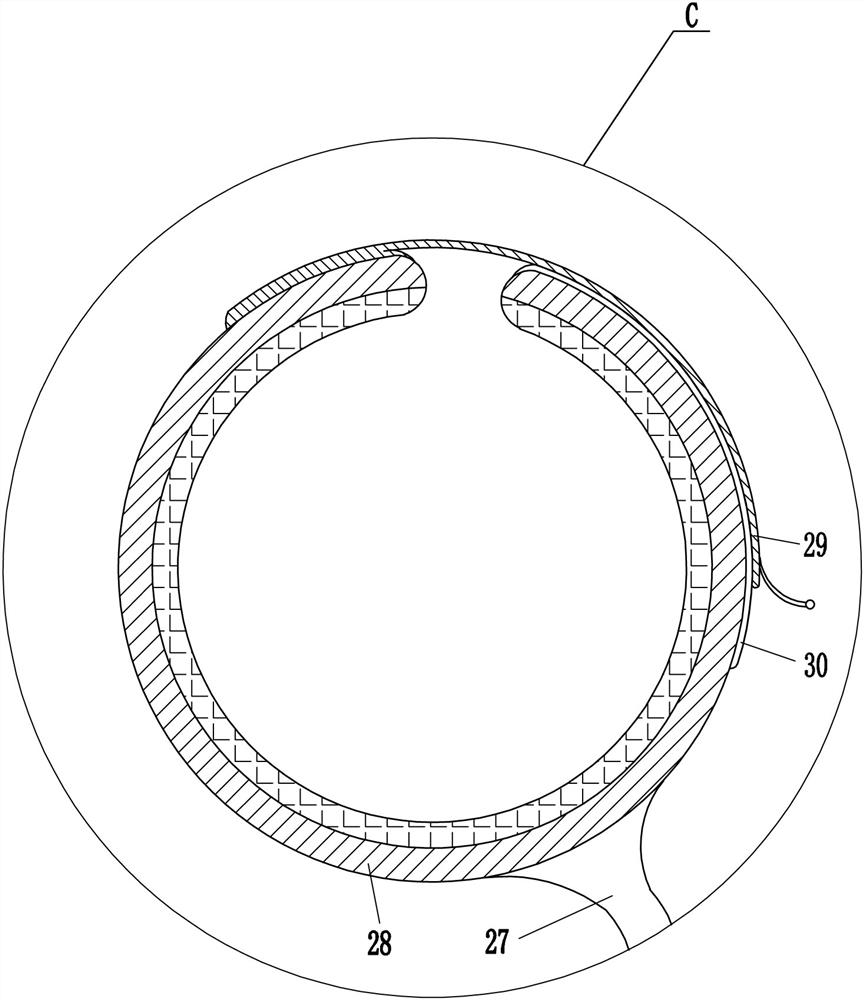 A debris catcher for cement slurry pouring