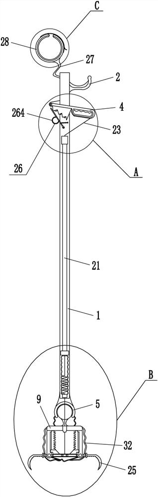 A debris catcher for cement slurry pouring