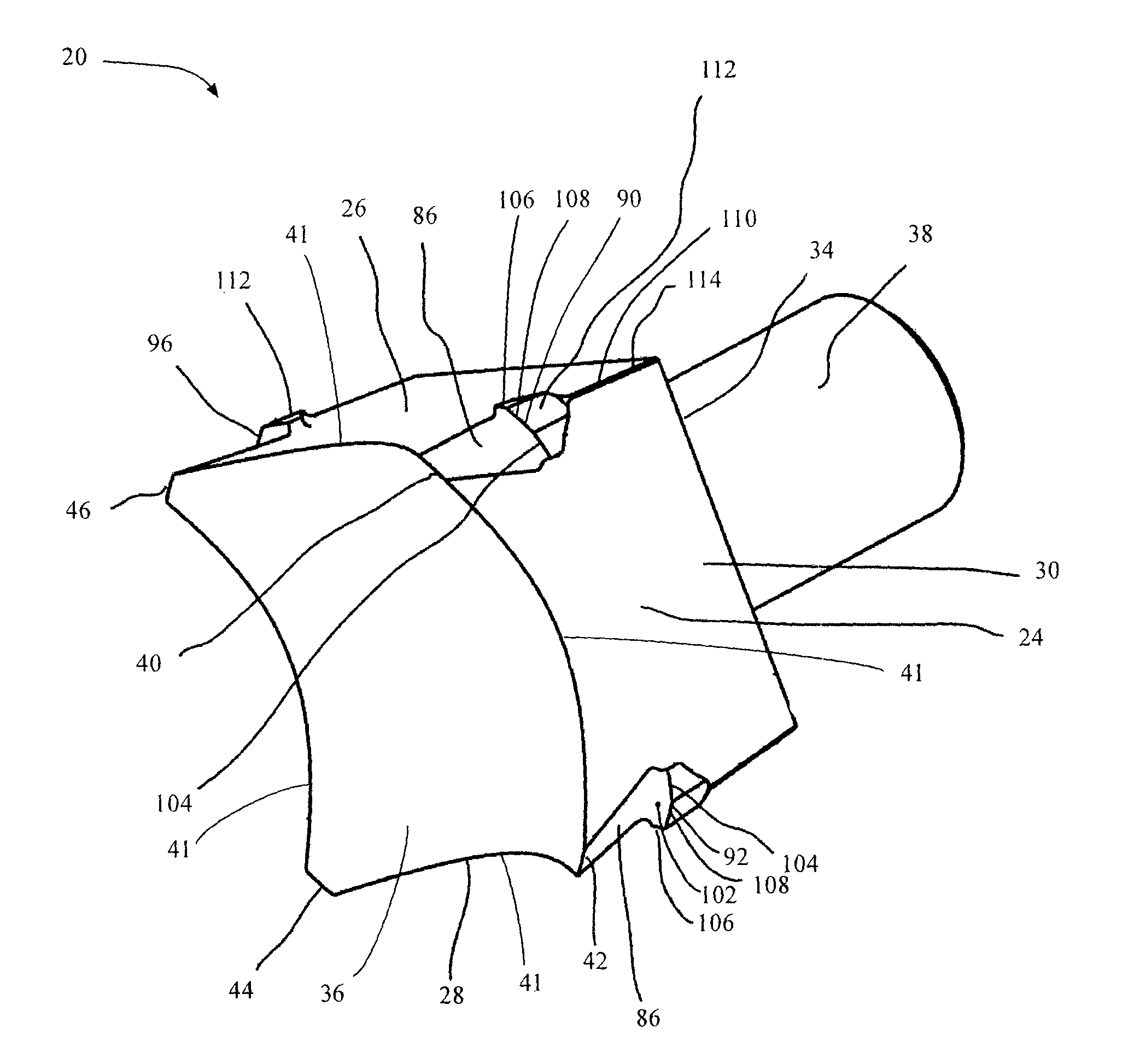 Saw tooth for circular saw