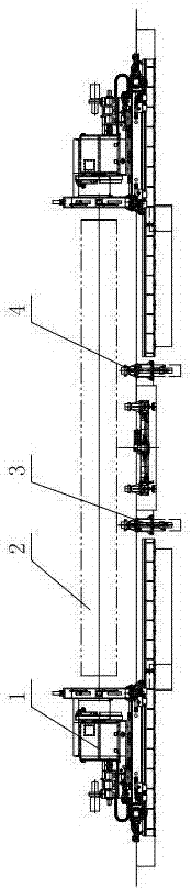 Automatic steel pipe chamfering machine