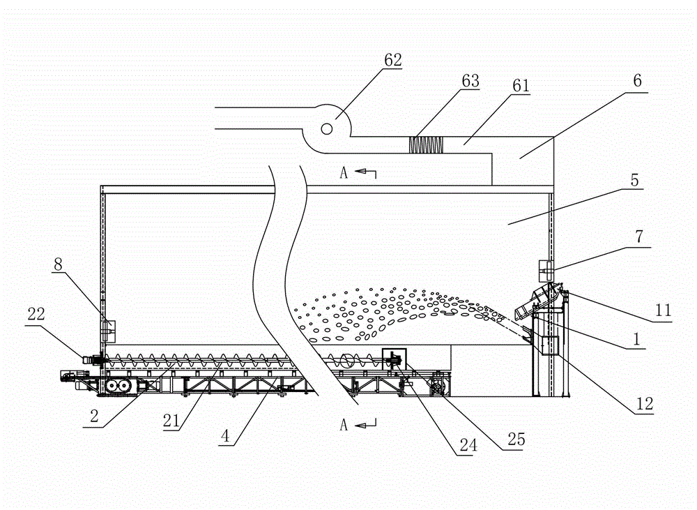 Dry type granulating system for sulfonium