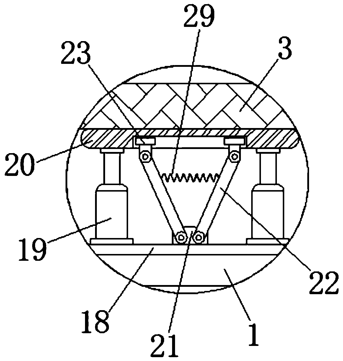 Mainboard fixing structure for a computer