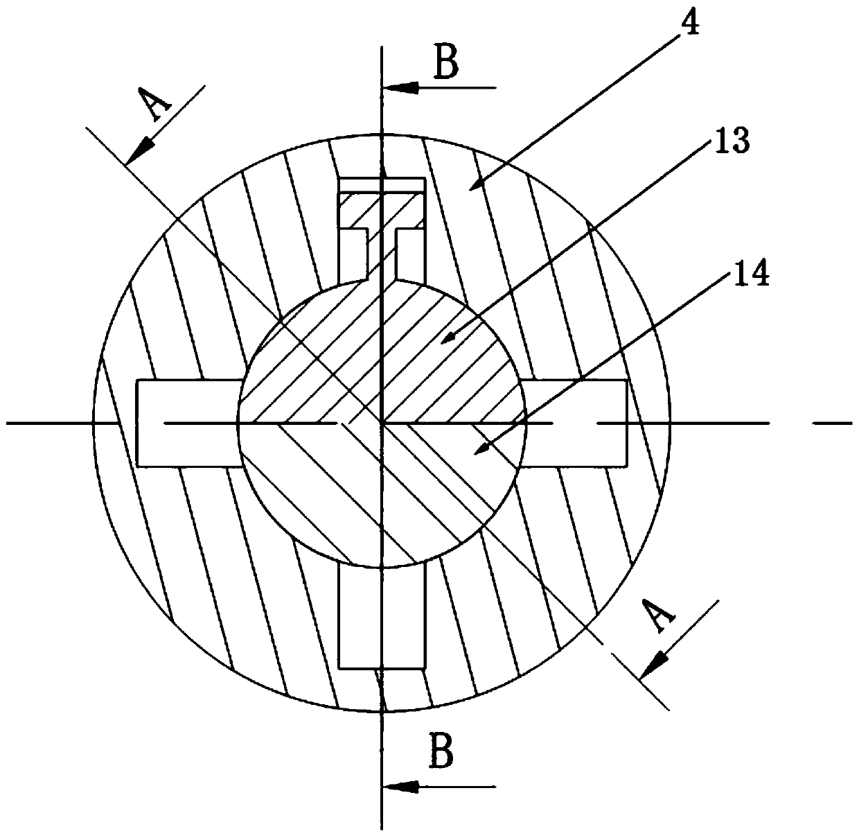 A pitch adjustment device for a pitch control propeller model and its application method