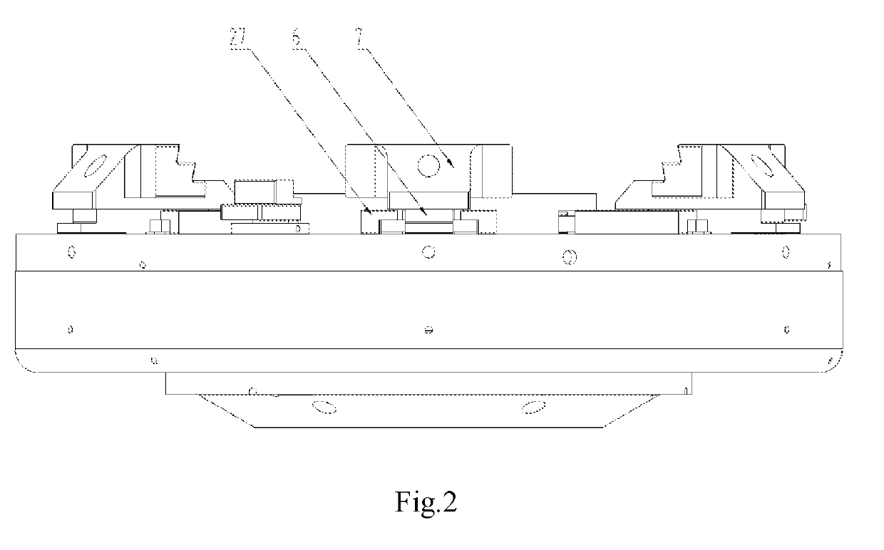 Lathe fixture for clamping automobile hub