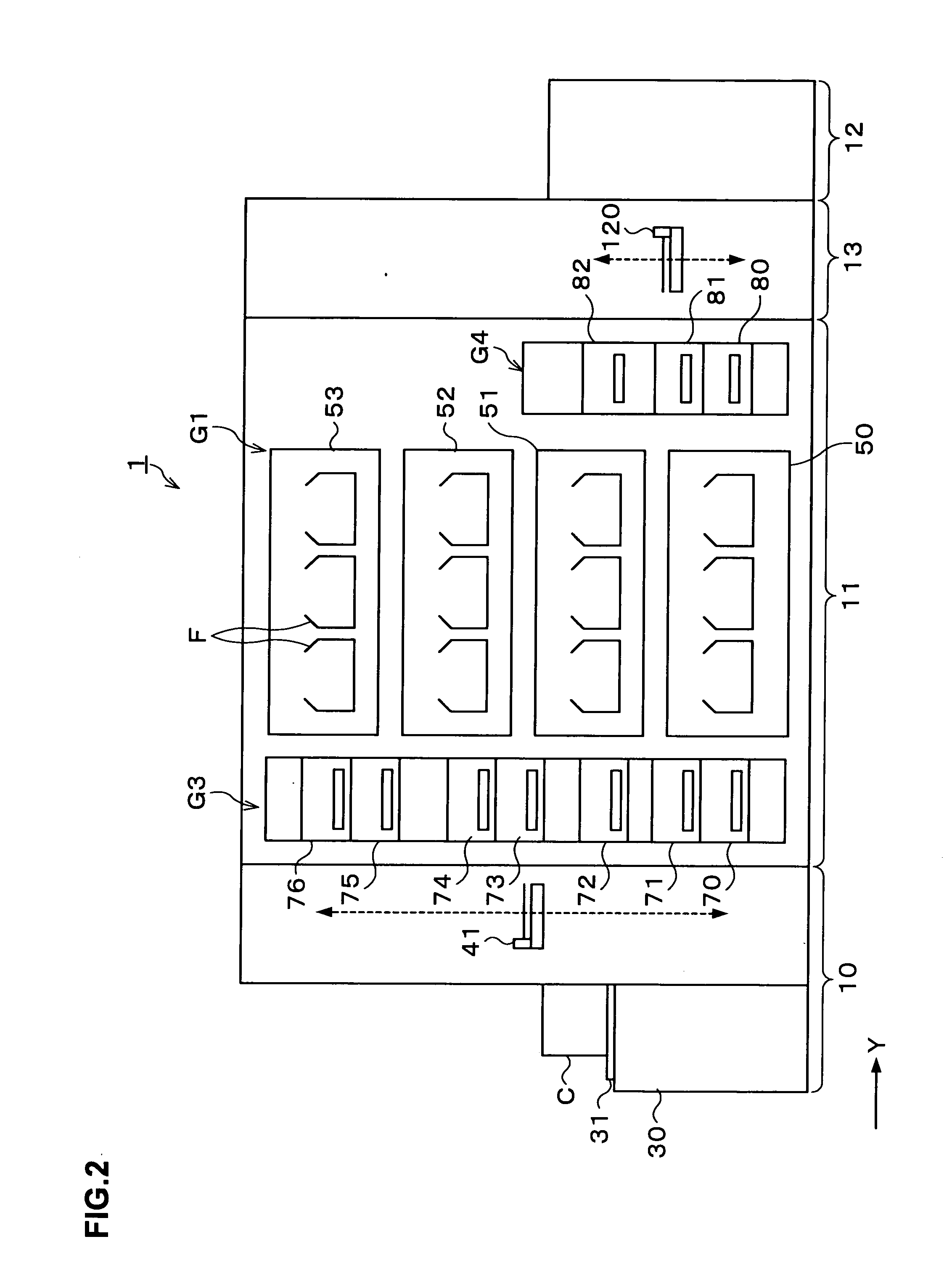 Substrate transfer apparatus and substrate treatment system