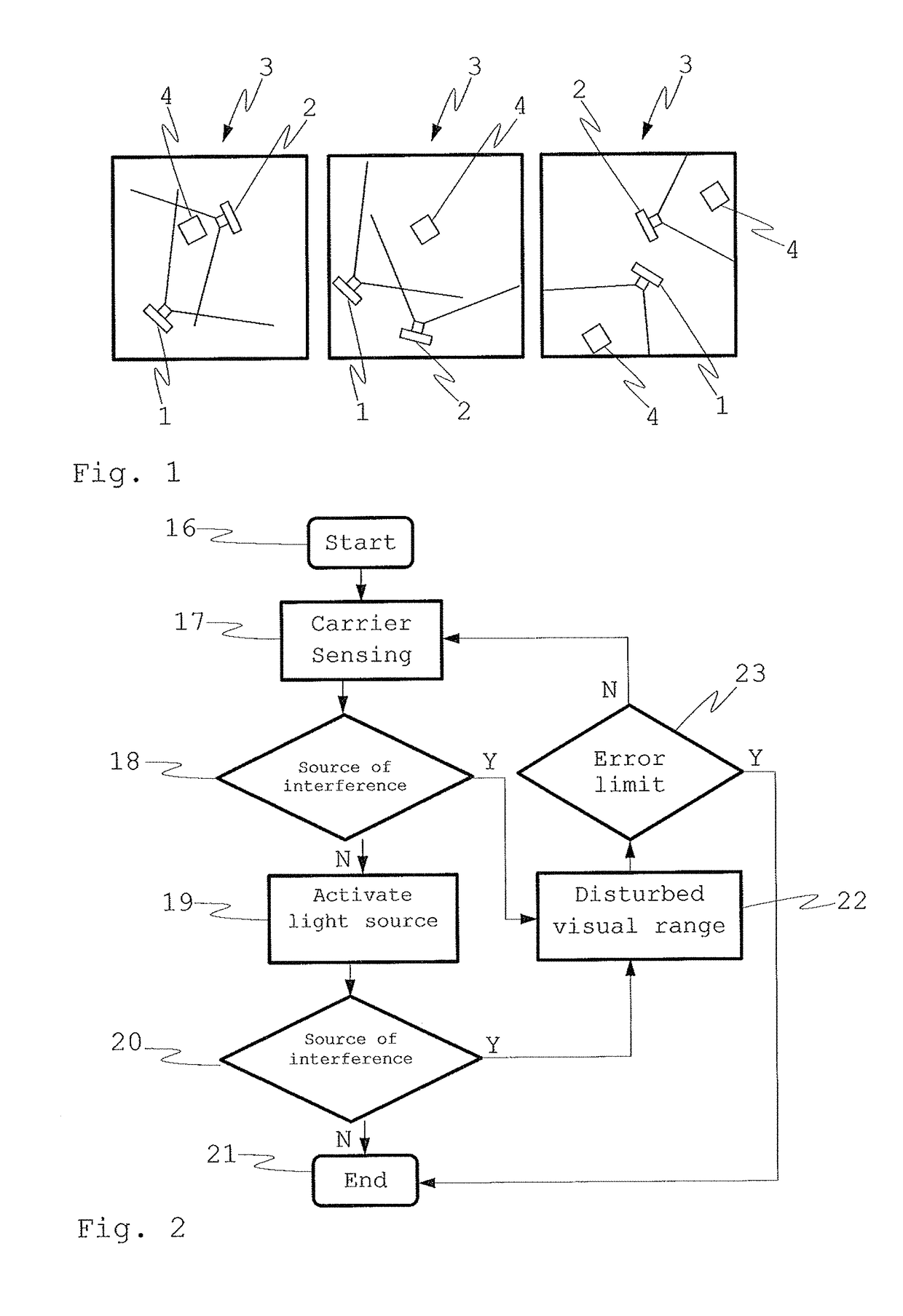 Recording method for at least two TOF cameras